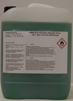 Auto-Scheiben-Reiniger Konz. parf.,grün (Sommer-Mischung) (25Lt)