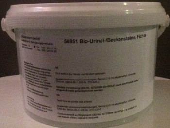 Bio Urinal-Beckensteine Duftnote Fichte dito (2kg)